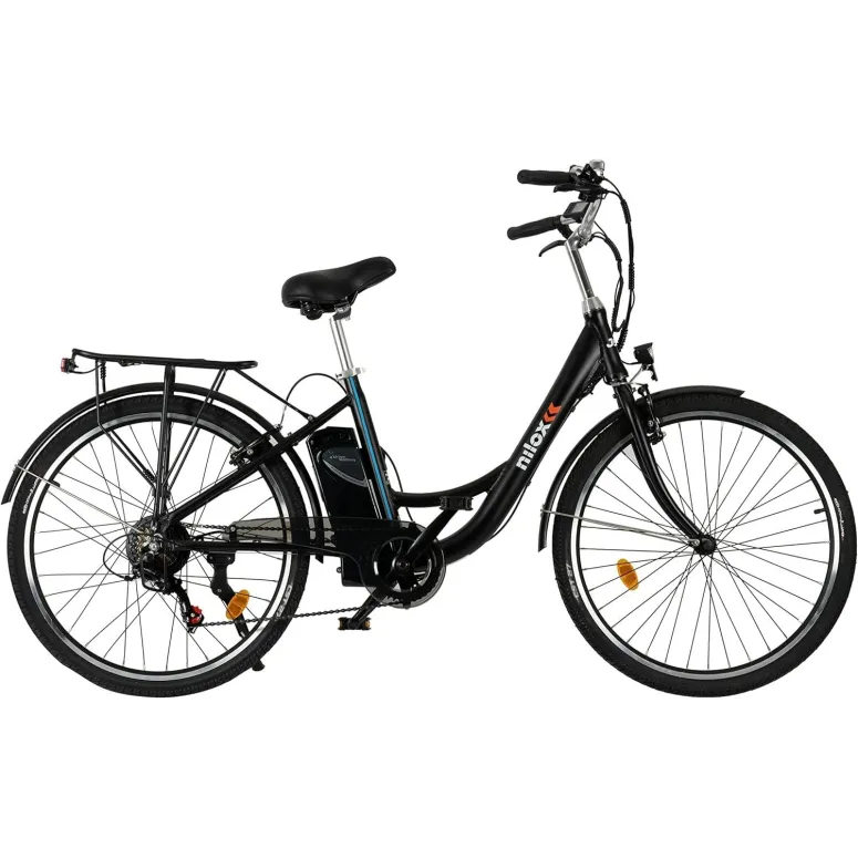 Elektryczny Rower Miejski 26 Męski Damski Młodzieżowy ALU Światła Bagażnik
