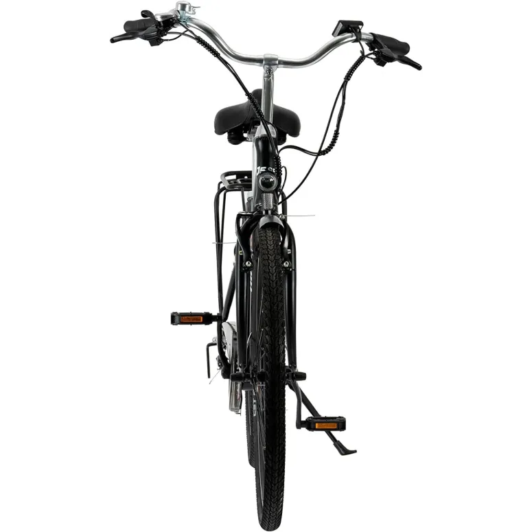 Elektryczny Rower Miejski 26 Męski Damski Młodzieżowy ALU Światła Bagażnik