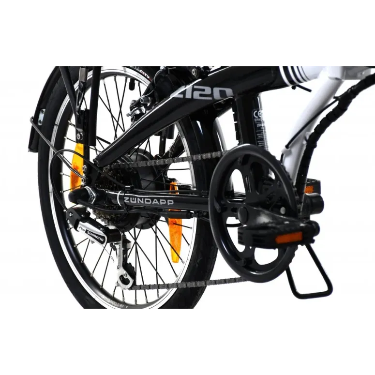 Elektryczny Rower Składany 20 Składak ALU 3 Tryby Wspomaganie Revo Błotniki