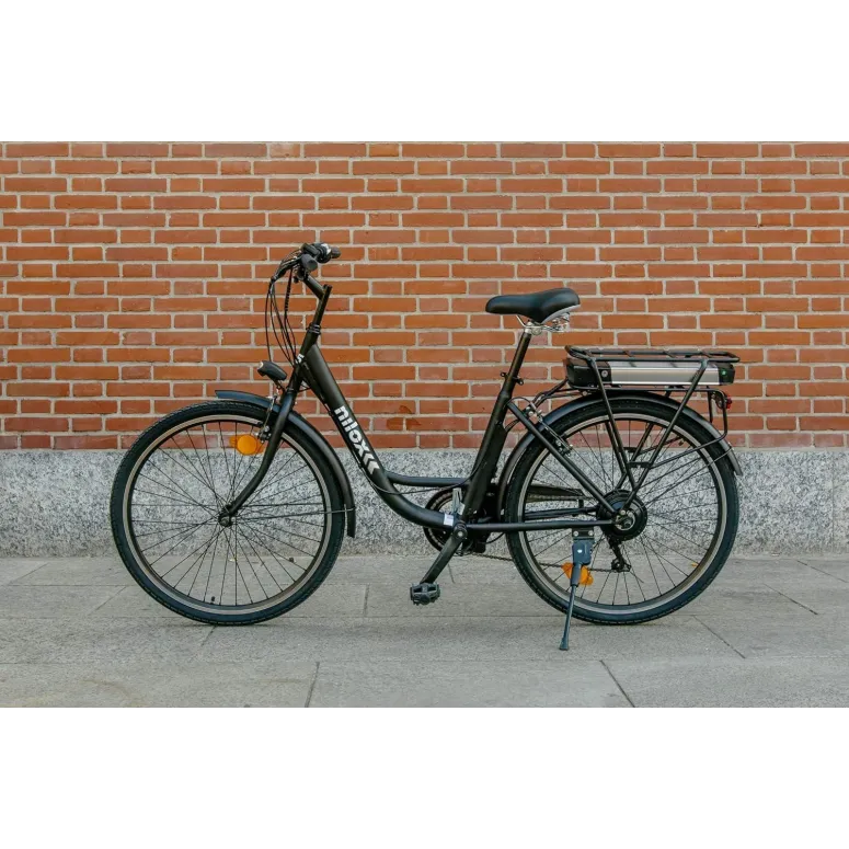 Elektryczny Rower Miejski 26 Męski Damski Wspomaganie 3 Tryby 250 W Światła