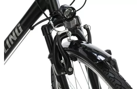 Rower trekkingowy Męski 28 ALU Bagażnik Dzwonek Turystyczny Światła Stopka