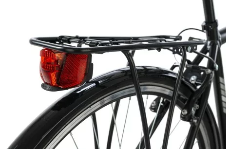 Rower trekkingowy Męski 28 ALU Bagażnik Dzwonek Turystyczny Światła Stopka