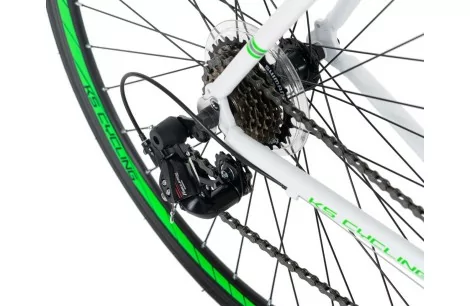 Rower Szosowy Męski Damski 28 Aluminiowy Dzwonek Dźwignie Kolarzówka Wyścig