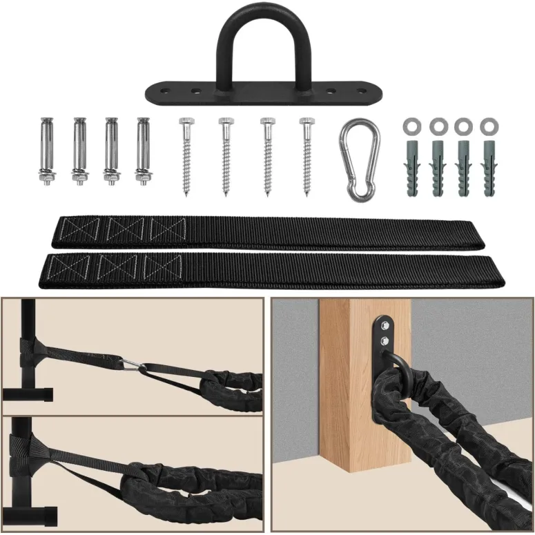 Lina DO CROSSFIT Treningowa 15M Battle Rope Power Ćwiczeń 14kg Uchwyty