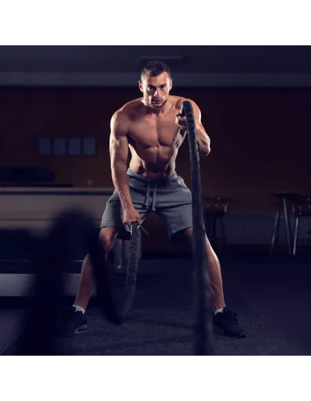 Lina DO CROSSFIT Treningowa 15M Battle Rope Power Ćwiczeń 14kg Uchwyty