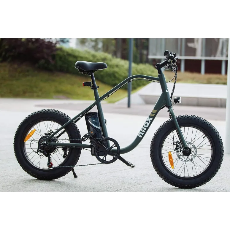 Elektryczny Rower Górski 20 Fatbike Męski Damski Tarcze ALU Światła Stopka