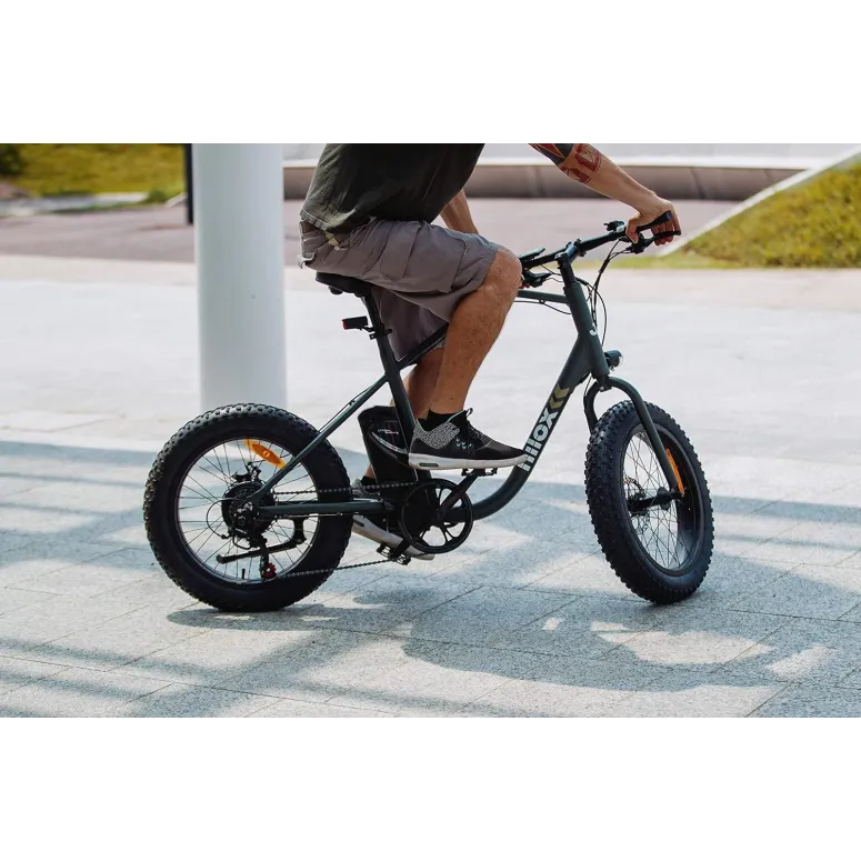 Elektryczny Rower Górski 20 Fatbike Męski Damski Tarcze ALU Światła Stopka