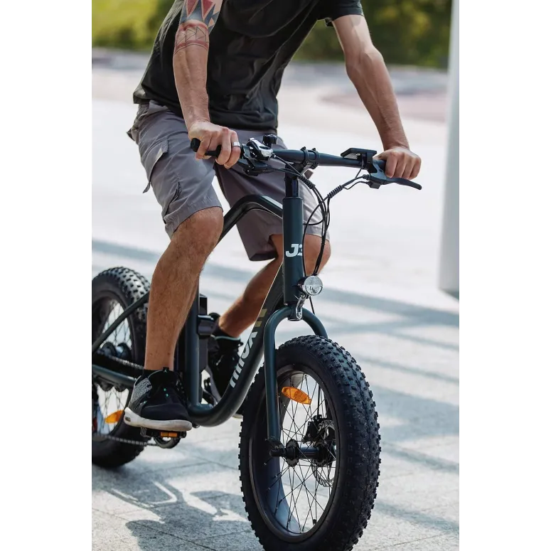 Elektryczny Rower Górski 20 Fatbike Męski Damski Tarcze ALU Światła Stopka