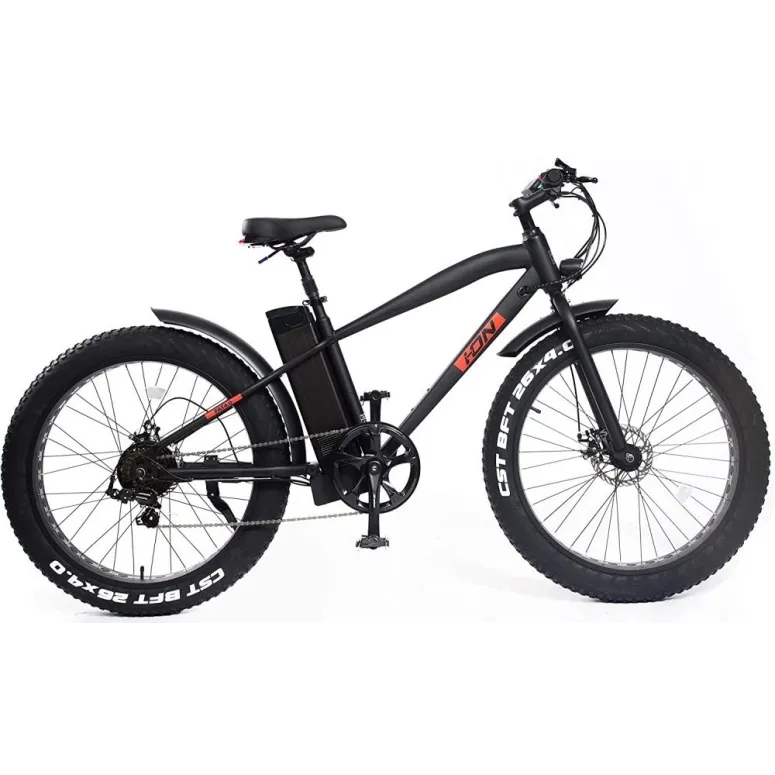 Elektryczny Rower Górski Fatbike 26 Młodzieżowy MTB Wspomaganie 3 Tryby LED