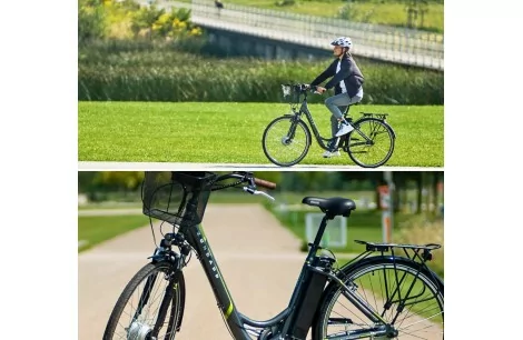 Miejski Rower Elektryczny 28 Nexus 250W 10.4Ah 110km Amortyzacja