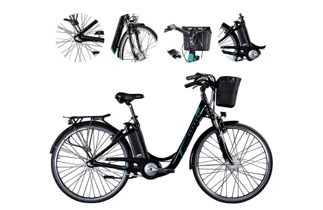 Rower Elektryczny Miejski 28 Nexus 3 ALU 250W Kontra Wspomaganie 5 Trybów