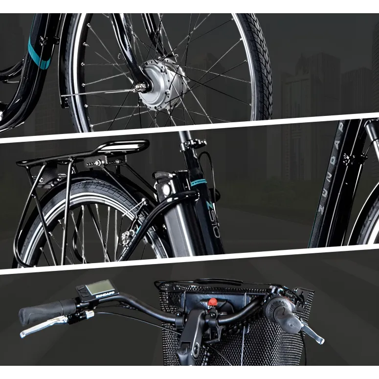 Rower Elektryczny Miejski 28 Nexus 3 ALU 250W Kontra Wspomaganie 5 Trybów