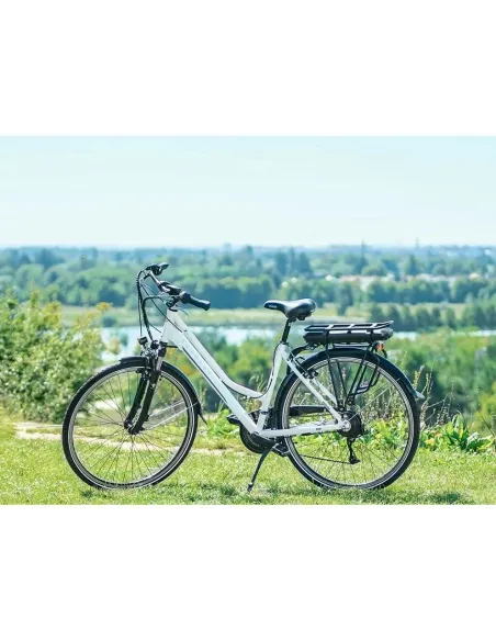 Elektryczny Rower Trekkingowy 28 ALU 13Ah 5 Trybów 250W Bagażnik Światła