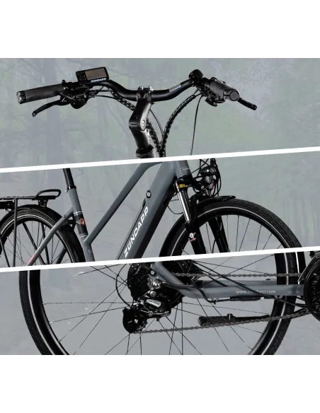 Elektryczny Rower Trekkingowy 28 Hydraulika ALU 250 W Turystyczny Damski