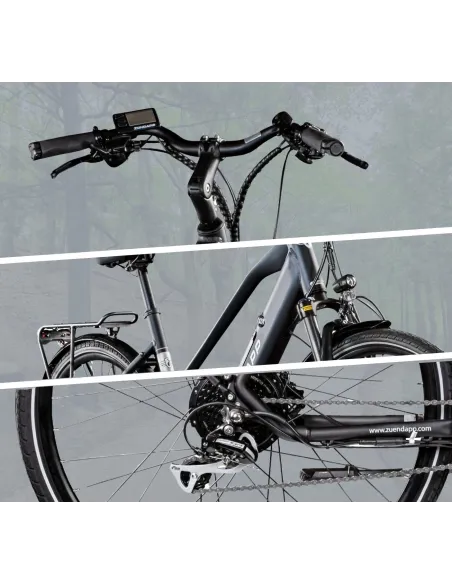 Elektryczny Rower Trekking 28 Hydraulika 250W Wspomaganie 5 Trybów Cyngle