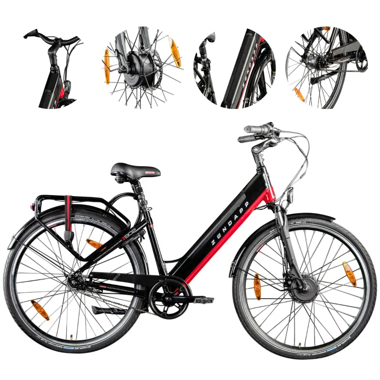 Elektryczny Rower Miejski 28 Nexus 14Ah Kontra ALU 5 Trybów Wspomaganie