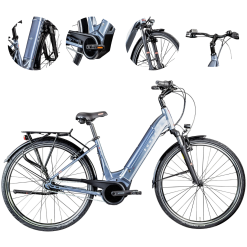 Elektryczny Rower 28 Nexus 7 Bosch ALU 11Ah 250W Błotniki Bagażnik Światła