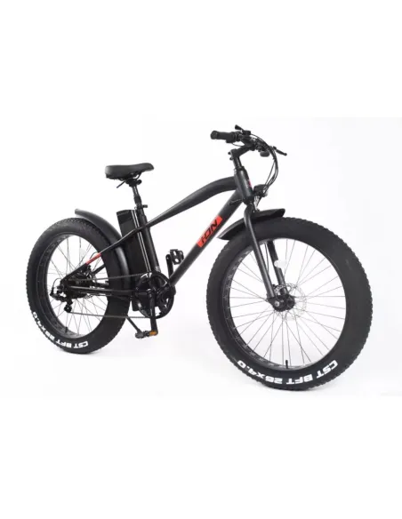Rower Elektryczny Fatbike Górski 26 Tarcze 250W Wspomaganie 3 Tryby Cyngle