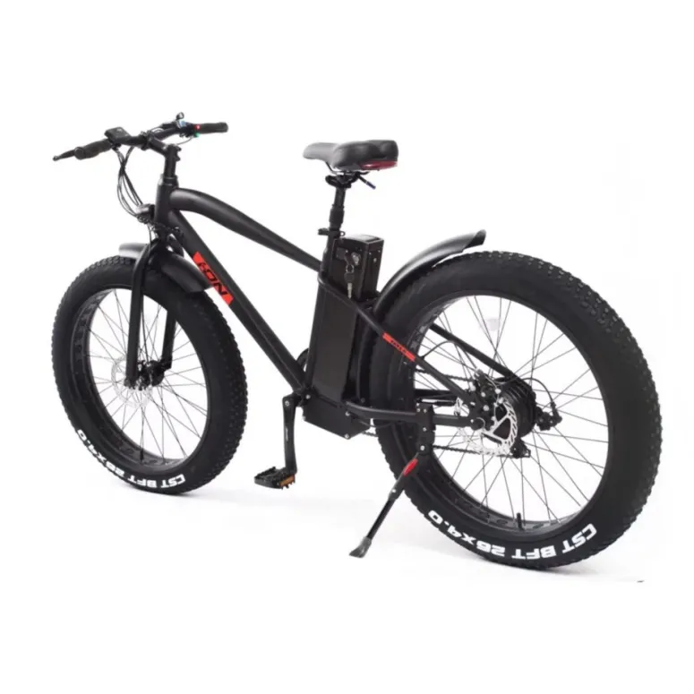 Rower Elektryczny Fatbike Górski 26 Tarcze 250W Wspomaganie 3 Tryby Cyngle