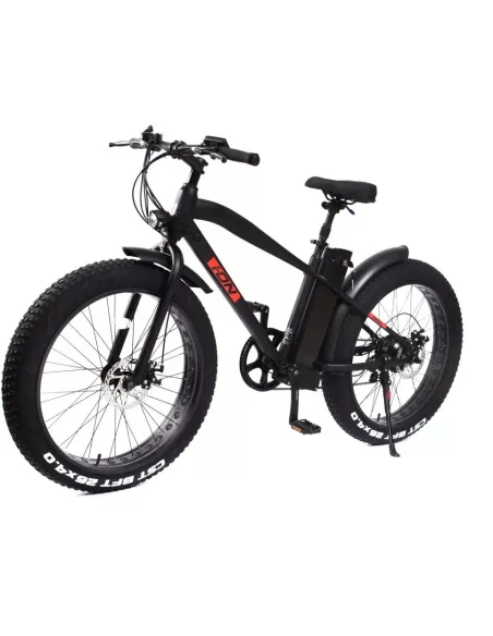 Rower Elektryczny Fatbike Górski 26 Tarcze 250W Wspomaganie 3 Tryby Cyngle