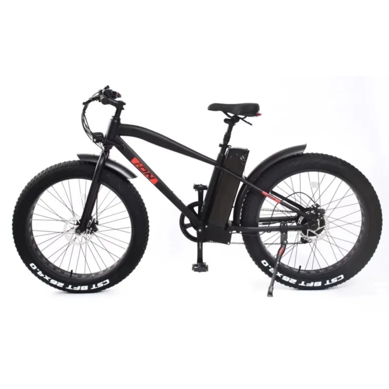 Rower Elektryczny Fatbike Górski 26 Tarcze 250W Wspomaganie 3 Tryby Cyngle