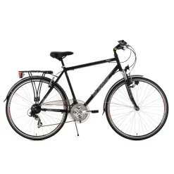 Rower Trekkingowy Męski 28 Turystyczny Bagażnik Shimano V-brake Światła