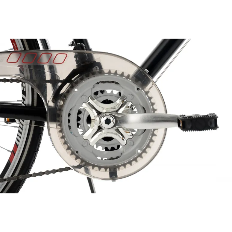 Rower Męski Trekkingowy 28 Turystyczny Bagażnik Shimano V-brake Światła