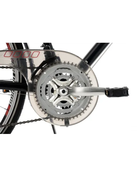 Rower Męski Trekkingowy 28 Turystyczny Bagażnik Shimano V-brake Światła