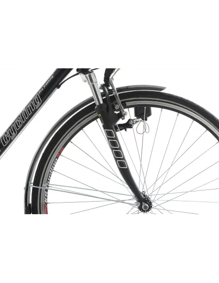 Rower Męski Trekkingowy 28 Turystyczny Bagażnik Shimano V-brake Światła