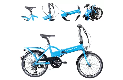 Elektryczny Rower Składany Miejski 20 ALU 250 W Składak Damski Męski Stopka