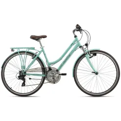 Rower Trekkingowy Damski 28 Błotniki Oświetlenie Bagażnik Turystyczny Stal
