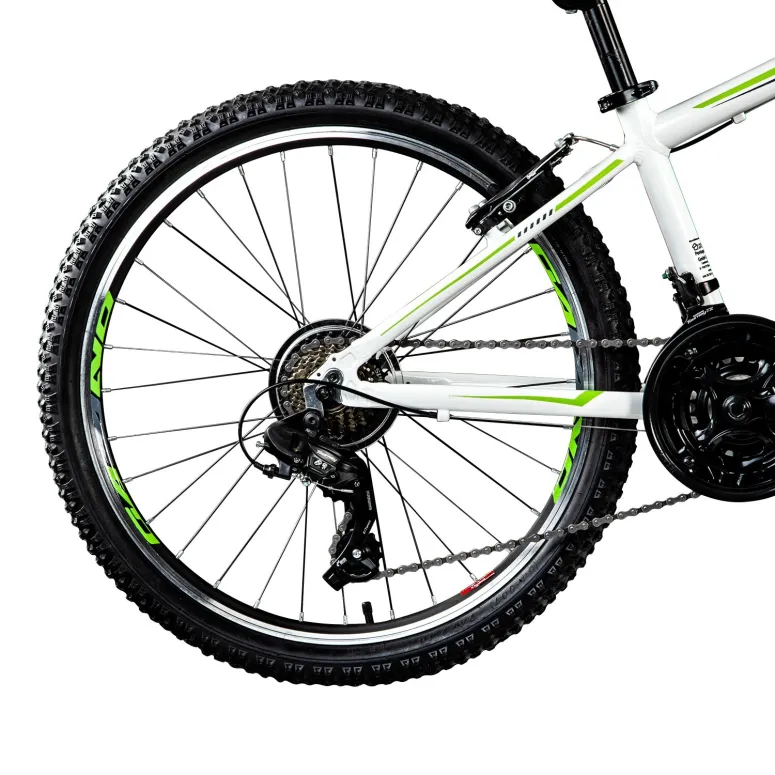 Rower Górski Dziecięcy 24 MTB Aluminiowy Cyngle Hardtail Młodzieżowy Góral