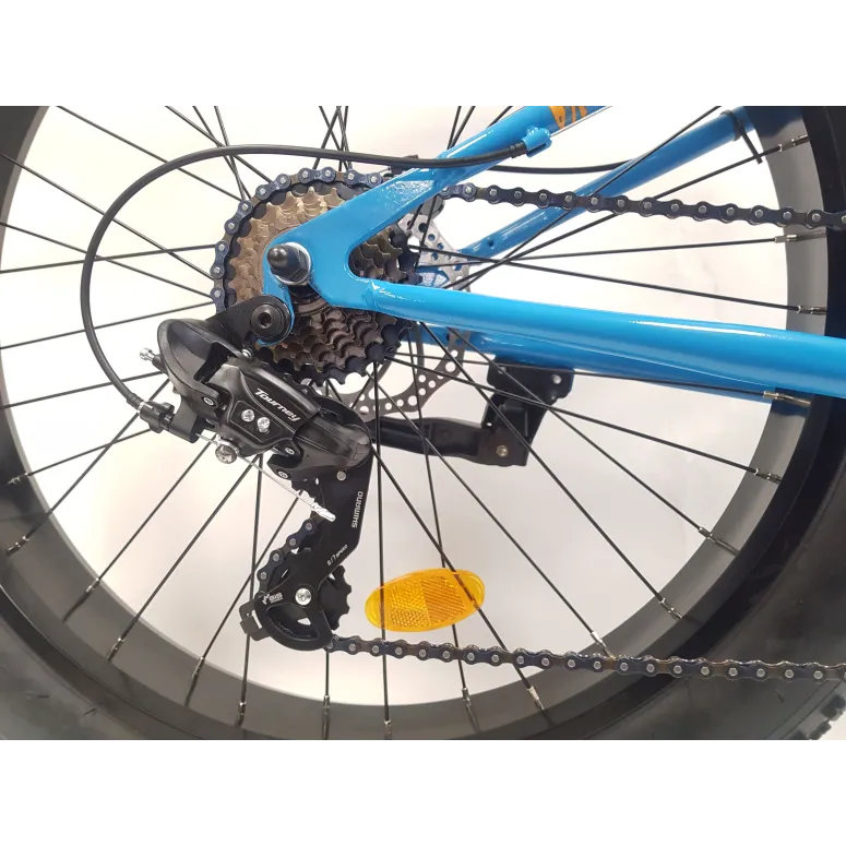 Rower Fatbike Młodzieżowy 26 Męski Damski Szerokie Opony Tarcze Cyngle MTB