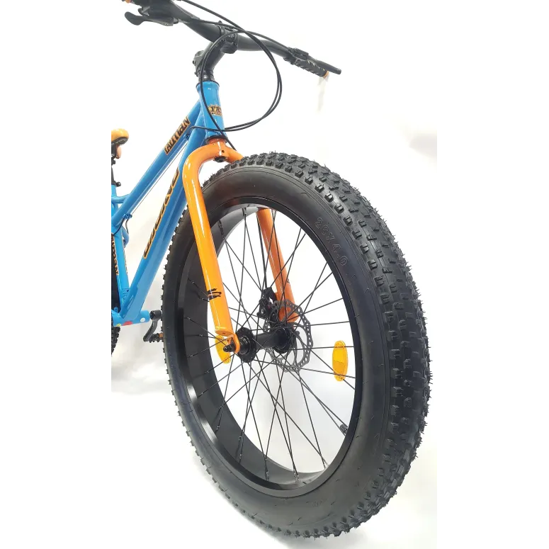 Rower Fatbike Młodzieżowy 26 Męski Damski Szerokie Opony Tarcze Cyngle MTB