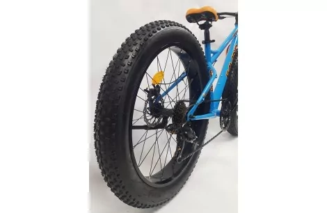 Rower Fatbike Młodzieżowy 26 Męski Damski Szerokie Opony Tarcze Cyngle MTB