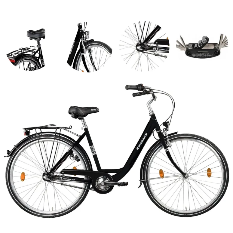 Rower Miejski Damski 28 Damka Retro Bagaż Shimano Nexus 3 Rama 20 Torpedo