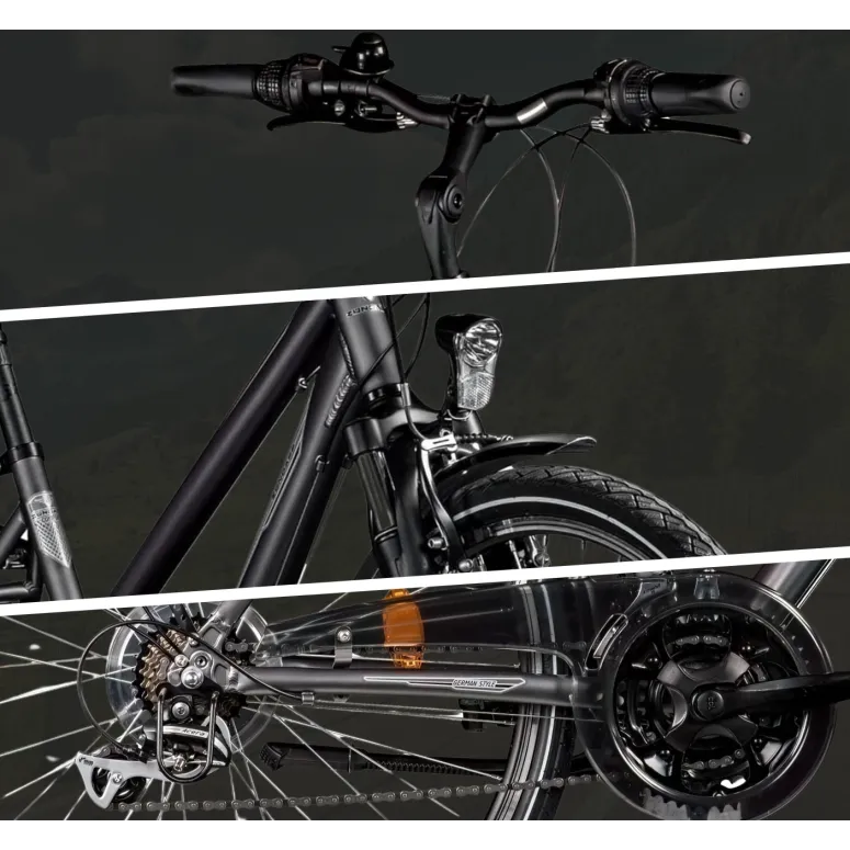 Rower Trekkingowy Damski 26 Aluminiowy Bagażnik Stopka Oświetlenie Błotniki