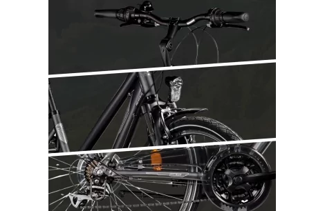 Rower Trekkingowy Damski 26 Aluminiowy Bagażnik Stopka Oświetlenie Błotniki