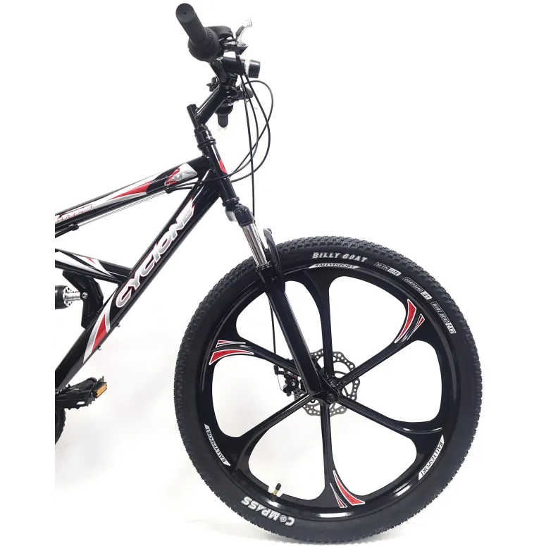 Rower Górski Męski Damski 26 Młodzieżowy MTB Tarcze Stopka Światła Dzwonek