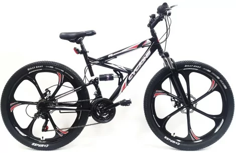 Rower Górski Męski Damski 26 Młodzieżowy MTB Tarcze Stopka Światła Dzwonek