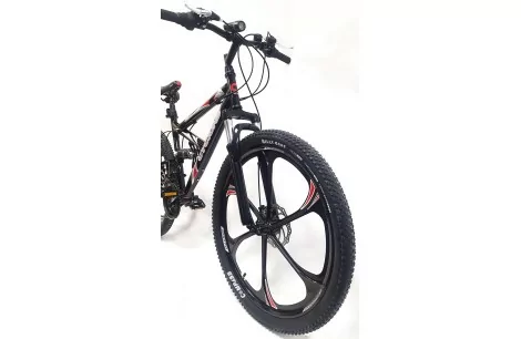 Rower Górski Męski Damski 26 Młodzieżowy MTB Tarcze Stopka Światła Dzwonek