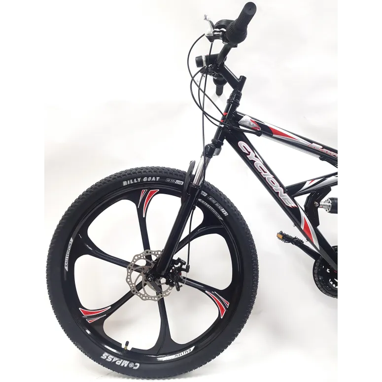 Rower Górski Męski Damski 26 Młodzieżowy MTB Tarcze Stopka Światła Dzwonek