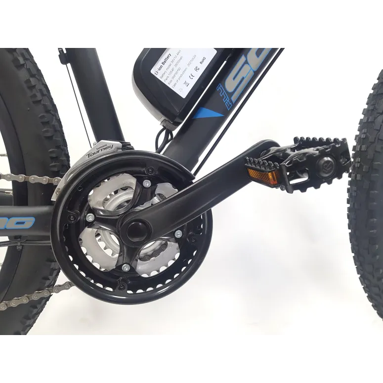 Elektryczny Rower Górski 27,5 Męski Damski Dzwonek Wspomaganie 3 Tryby 250W