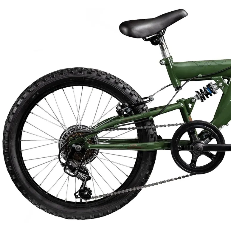 Rower Górski Dziecięcy 20 MTB Chłopięcy Dzwonek Góral Pełna Amortyzacja