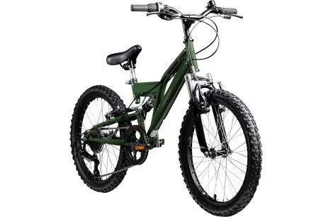 Rower Górski Dziecięcy 20 MTB Chłopięcy Dzwonek Góral Pełna Amortyzacja