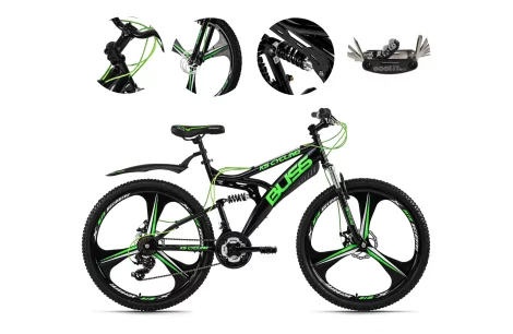 Rower Górski Damski Męski 26 Amortyzacja Tarcze Mechaniczne Błotniki