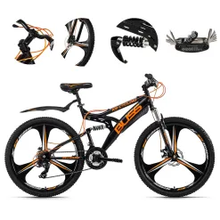 Rower Górski Damski Męski 26 Amortyzacja Tarcze Mechaniczne Błotniki