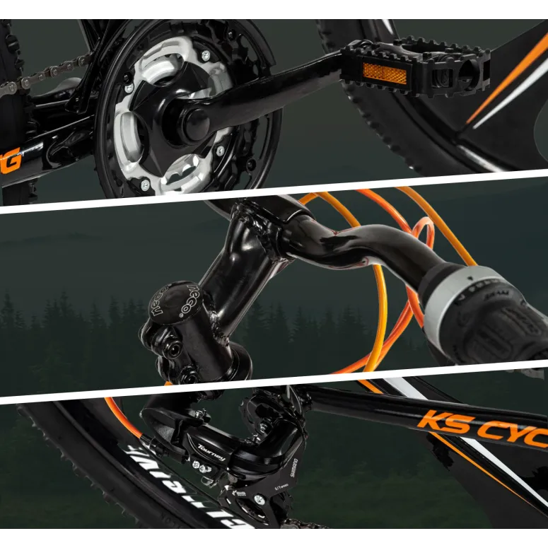 Rower Górski Damski Męski 26 Amortyzacja Tarcze Mechaniczne Błotniki