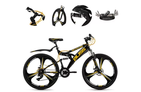 Rower Górski Damski Męski 26 Amortyzacja Tarcze Mechaniczne Błotniki