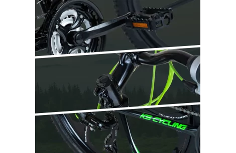 Rower Górski Młodzieżowy Damski Męski 26 MTB Tarcze Amortyzacja Błotniki